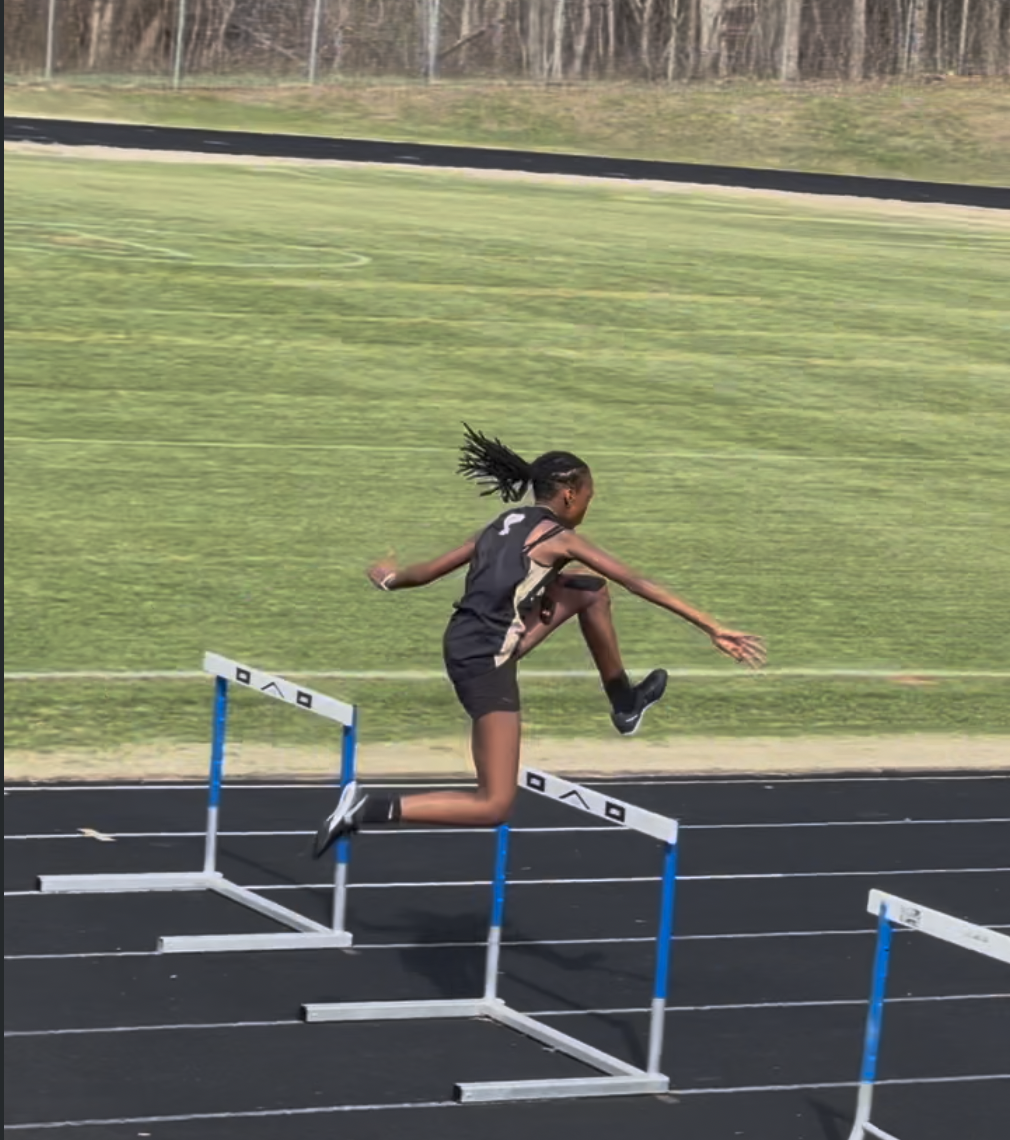 Clearing a hurdle in practice. You either get your steps right or you don't.